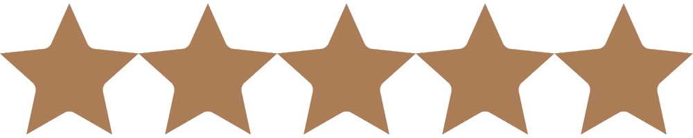 5 star rating - gold