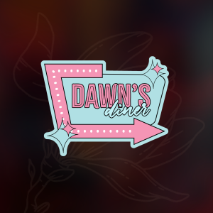 Dawn's Diner sticker