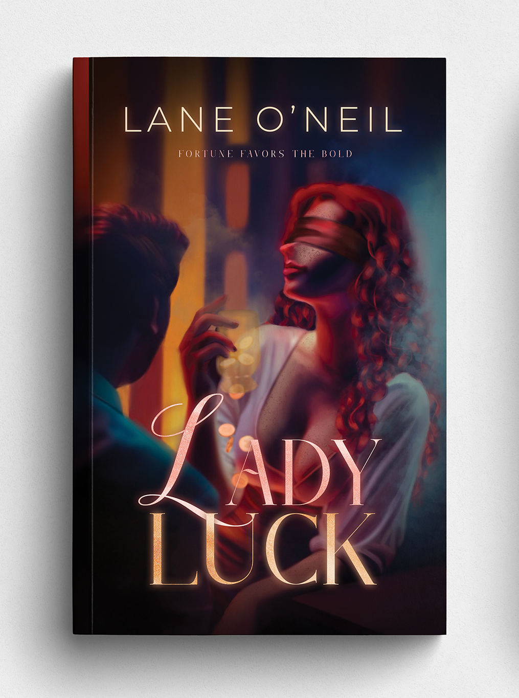 Lady Luck hardcover mockup